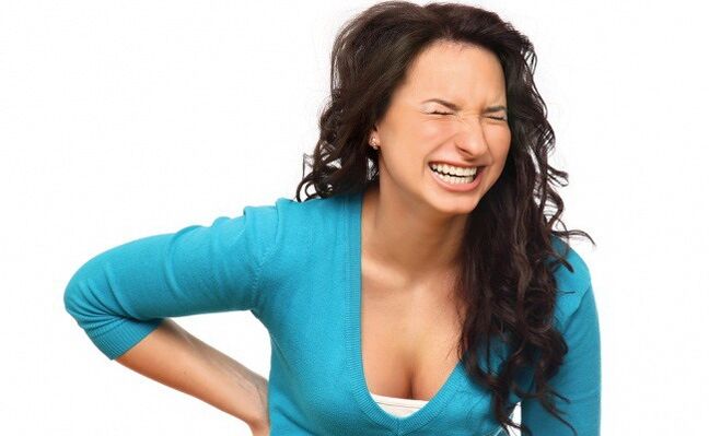 upućena bol u leđima s torakalnom osteohondrozom